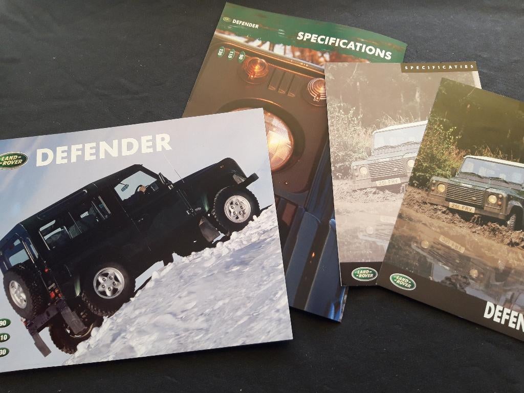 folderset Land Rover Defender 1999, Boeken, Ophalen of Verzenden, Zo goed als nieuw, Overige merken, Land Rover Defender