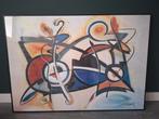 Alfred Gockel "Combo" print in lijst met glasplaat A.Gockel, Antiek en Kunst, Ophalen of Verzenden