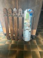 Kapstok met spiegel vintage, Huis en Inrichting, Woonaccessoires | Kapstokken, Zo goed als nieuw, Minder dan 100 cm, Hout, Ophalen