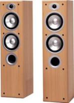 Jamo vloerspeakers | vintage, Audio, Tv en Foto, Luidsprekers, Front, Rear of Stereo speakers, Zo goed als nieuw, 60 tot 120 watt