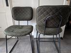 Label51 Sev 2 eetkamerstoelen army green, Ophalen, Twee, Overige kleuren, Zo goed als nieuw