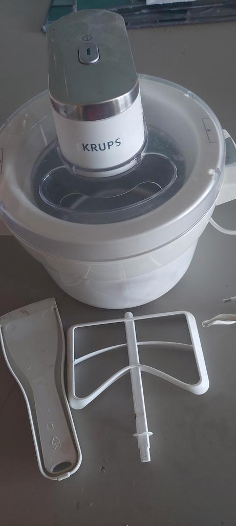 Krups Ijsmachine - Perfect voor Zelfgemaakt IJs, Witgoed en Apparatuur, IJsmachines, Gebruikt, Koelelement, Ophalen