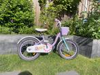 Meisjesfiets 16 inch met licht, zijwieltjes en mandje, Ophalen, Gebruikt, Handrem, 16 inch
