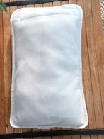 Peuterkussen met wasbare, veiligheids hoes, Jongetje of Meisje, Wit, Ophalen of Verzenden, Zo goed als nieuw