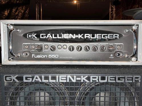 Gallien Krueger te koop! Fusion 550 top + RBH410 speakerkast, Muziek en Instrumenten, Versterkers | Bas en Gitaar, Gebruikt, 100 watt of meer