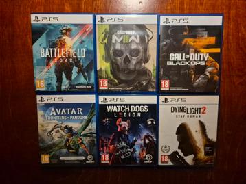 6 PS5 spellen voor €90  COD, Avatar, Dying Light en meer beschikbaar voor biedingen