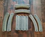 Marklin M rails HO recht bocht 3 x radius 5100 5120 5200, Hobby en Vrije tijd, Modeltreinen | H0, Wisselstroom, Gebruikt, Rails