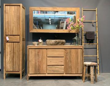 teak massief badkamermeubel 80/100/120/180 beschikbaar voor biedingen