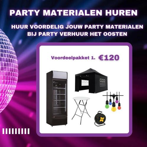 Party Verhuur Het Oosten - Voordeelpakket 1 Feestartikelen, Hobby en Vrije tijd, Feestartikelen | Verhuur, Zo goed als nieuw, Overige