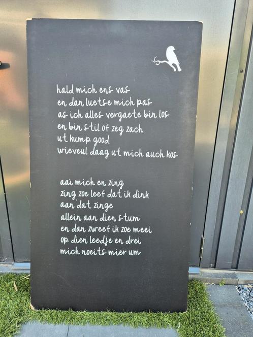 groot tekstbord, Huis en Inrichting, Woonaccessoires | Tekstborden en Spreuken, Gebruikt, Ophalen