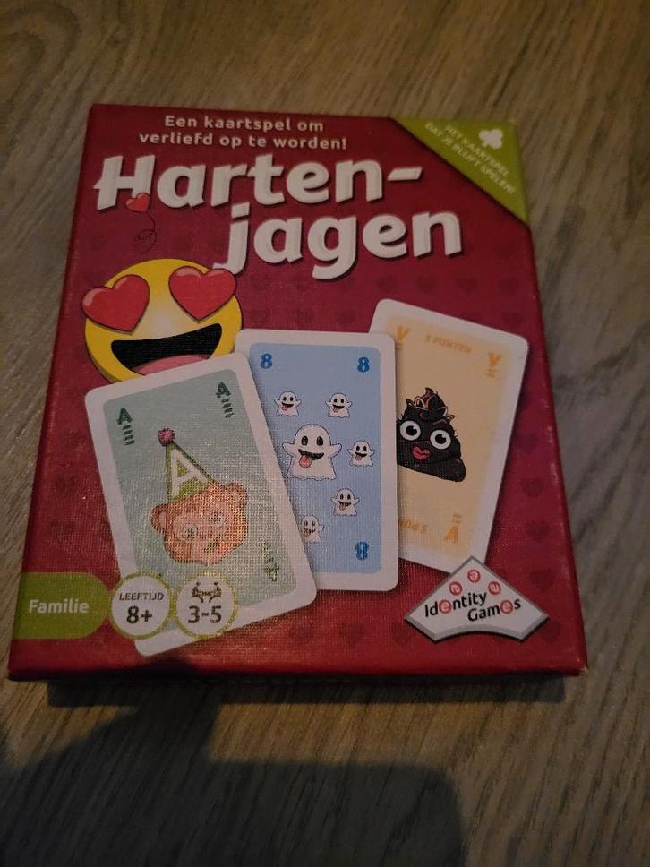 Hartenjagen - Kaartspel, Hobby en Vrije tijd, Gezelschapsspellen | Kaartspellen, Zo goed als nieuw, Ophalen of Verzenden