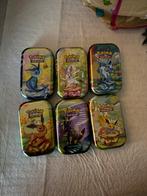 Pokemon tin, Ophalen of Verzenden, Zo goed als nieuw, Overige typen