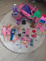 Barbie Pakket met Auto, Poppen en Accessoires, Kinderen en Baby's, Ophalen of Verzenden, Gebruikt, Barbie