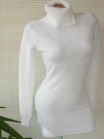 Witte synthetische coltrui, 36-38/S, ZGAN., Verzenden, Zo goed als nieuw, Maat 36 (S), Wit