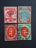Duitsland Reich Mi 107 - 110, Verzenden, Overige periodes, Gestempeld