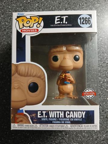 POP MOVIES E.T. WITH CANDY FUNKO POP 1266 beschikbaar voor biedingen