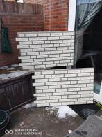 Wandpanelen :zierer: witte baksteen wildverband steenstrip., Ophalen, Zo goed als nieuw