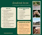Proefles grondwerk, Diensten en Vakmensen, Gedragstraining