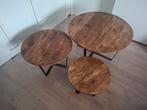 Salontafel set, Ophalen, 50 tot 100 cm, Rond, 50 tot 100 cm