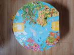 Janod Wereldpuzzel, Ophalen of Verzenden, Meer dan 50 stukjes, Gebruikt, 6 jaar of ouder