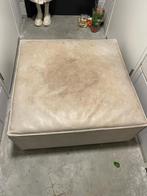 poef van buffel leer, Huis en Inrichting, Ophalen, Gebruikt, Vierkant, 100 tot 125 cm
