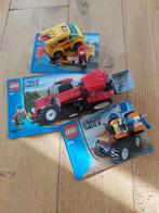 Lego - postwagen, tractor, squad (nrs 7731, 7634 en 7736), Ophalen of Verzenden, Zo goed als nieuw, Complete set, Lego