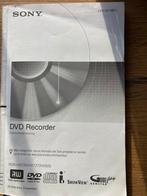 Gebruiksaanwijzing DVD Recorder Sony, Ophalen, Gebruikt, Sony