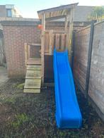 Houten Speeltoestel met Glijbaan, Ophalen, Gebruikt, Glijbaan