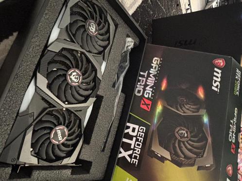 GeForce RTX 2080 gaming trio met gpu houder (orgineel), Computers en Software, Videokaarten, Refurbished, Nvidia, PCI-Express 4.0
