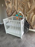 Box incl boxmobiel, boxkleed en boxzak. Met handige lade!, Ophalen, Gebruikt, Vierkant, In hoogte verstelbaar