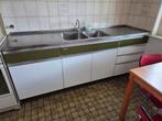 Vintage retro bruynzeel keuken met dubbele wasbak, Verzamelen, Ophalen, Huis en Inrichting