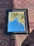 Vintage Zwarte Spiegel 52x62cm, Ophalen, Gebruikt, Minder dan 100 cm, Rechthoekig