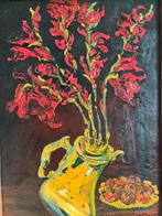 Prachtig stilleven schilderij olieverf op paneel, Antiek en Kunst, Kunst | Schilderijen | Klassiek, Ophalen of Verzenden