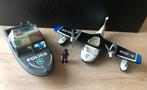 Playmobil politie boot en water vliegtuig, Ophalen of Verzenden, Gebruikt