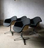 Vintage Herman Miller designstoelen, Ophalen, Blauw, Metaal, Vier