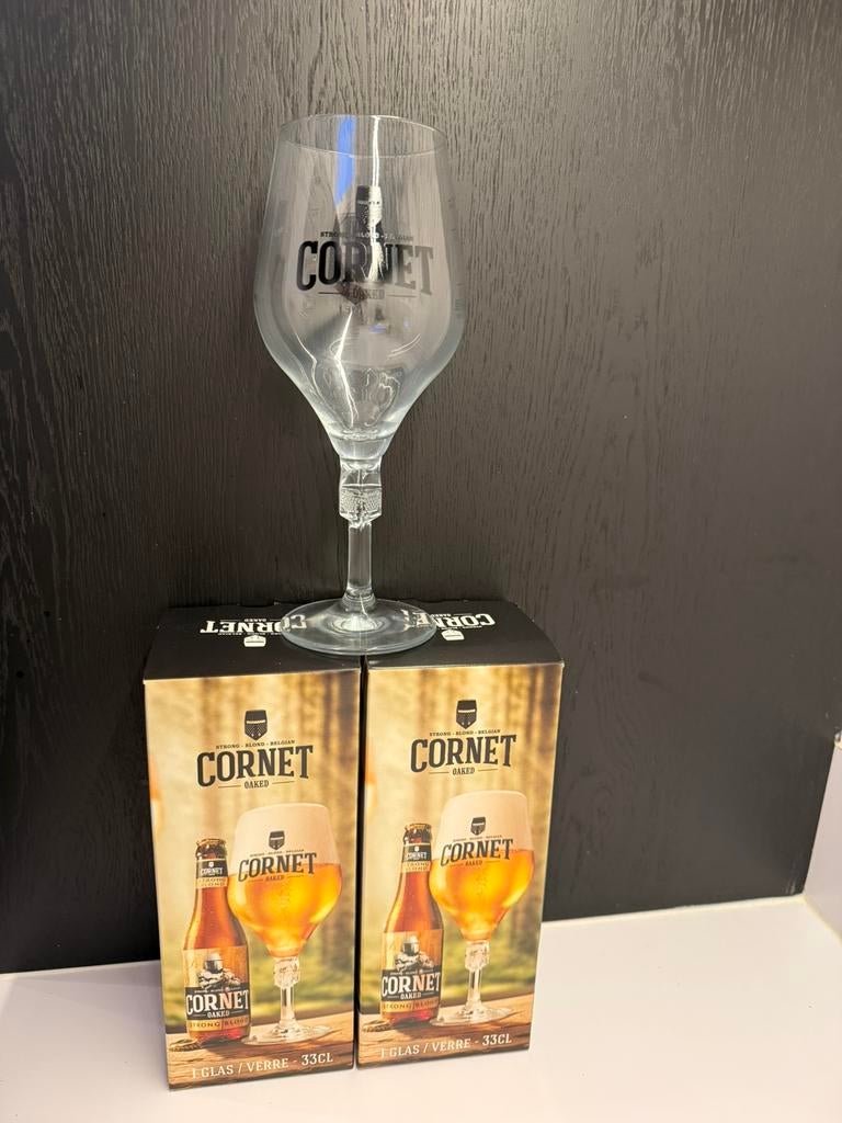 Twee Cornettglazen Nieuw!, Verzamelen, Glas en Borrelglaasjes, Ophalen of Verzenden, Nieuw, Bierglas