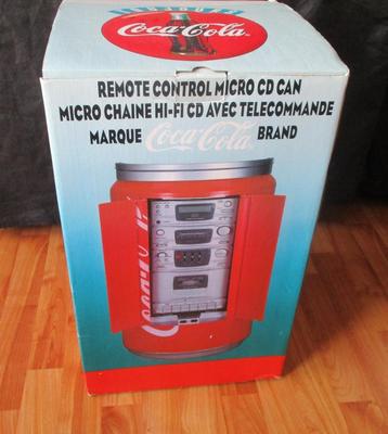 Zeer zeldzame Akura Model C303 Coca-Cola blikradio 1990 beschikbaar voor biedingen