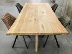 Eiken tafel | Oud Eiken tafelbladen | Boomstam - VOORRAAD