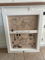 Memobord The world traveller van Riviera Maison, Huis en Inrichting, Woonaccessoires | Memoborden, Ophalen, Gebruikt, Prikbord