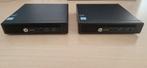 2x HP mini PC ProDesk, Hp, Ophalen of Verzenden, Zo goed als nieuw, SSD