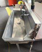 RVS wasbak wastrog, Doe-het-zelf en Verbouw, Sanitair, Ophalen, Gebruikt, Rvs, Wastafel