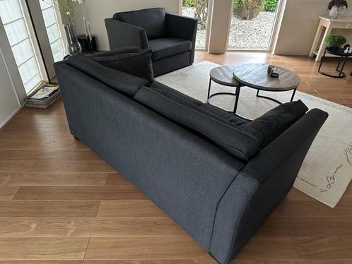 Bankstel 2 gedeeltes, Huis en Inrichting, Banken | Bankstellen, Gebruikt, Rechte bank, Overige maten, 200 tot 250 cm, 75 tot 100 cm