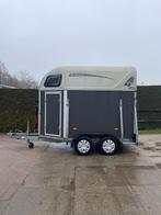 Henra 2 paards paardentrailer alu bodem Nw opgebouwd trailer, Ophalen of Verzenden, Gebruikt, Aluminium, 2-paards trailer
