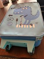 Kinder trolly  blayw met Dino, Sieraden, Tassen en Uiterlijk, Koffers, Ophalen, Overige materialen, Nieuw, Minder dan 50 cm
