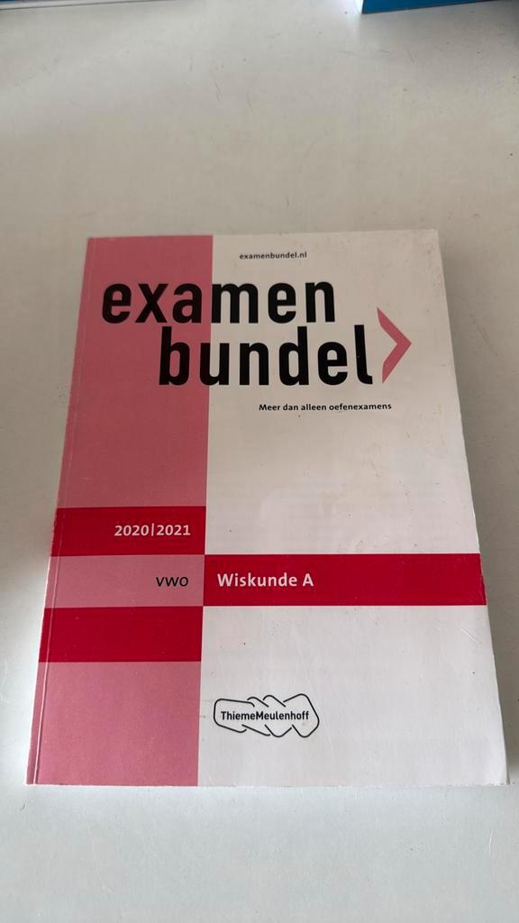 Examenbundel VWO Wiskunde A 2020/2021, Boeken, Schoolboeken, Zo goed als nieuw, Nederlands, HAVO, Ophalen of Verzenden