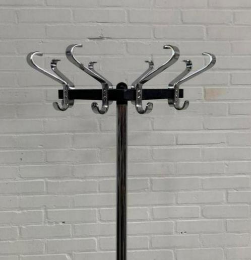 Kapstok jaren 80 Chromen Gispen design staande kapstok, Huis en Inrichting, Woonaccessoires | Kapstokken, Ophalen of Verzenden