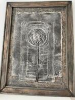 Stoer & Sober Doek in Lijst, Huis en Inrichting, Woonaccessoires | Spiegels, Ophalen, Zo goed als nieuw, Minder dan 100 cm, Rechthoekig