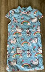 Chinees jurkje met unicorns en regenboog, Ophalen of Verzenden, Zo goed als nieuw, Meisje, Jurk of Rok