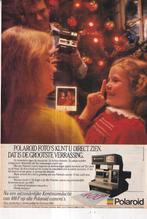 retro reclame 1983 Polaroid kerstmis geschenk camera, Verzamelen, Overige typen, Ophalen of Verzenden