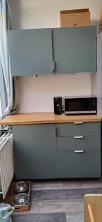Keuken blok ikea groen, Ophalen, Gebruikt, Wit, Enkelwandige keuken